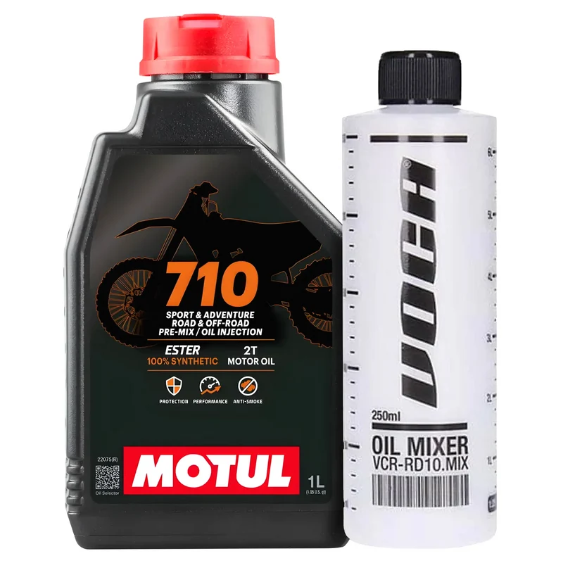 Pack aceite Motul 710 1L + probeta Voca