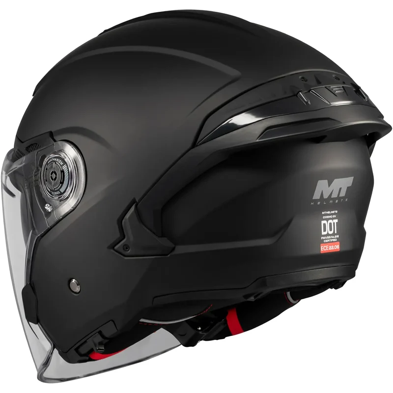 Casco MT Cosmo SV Pure A1 - Negro Mate