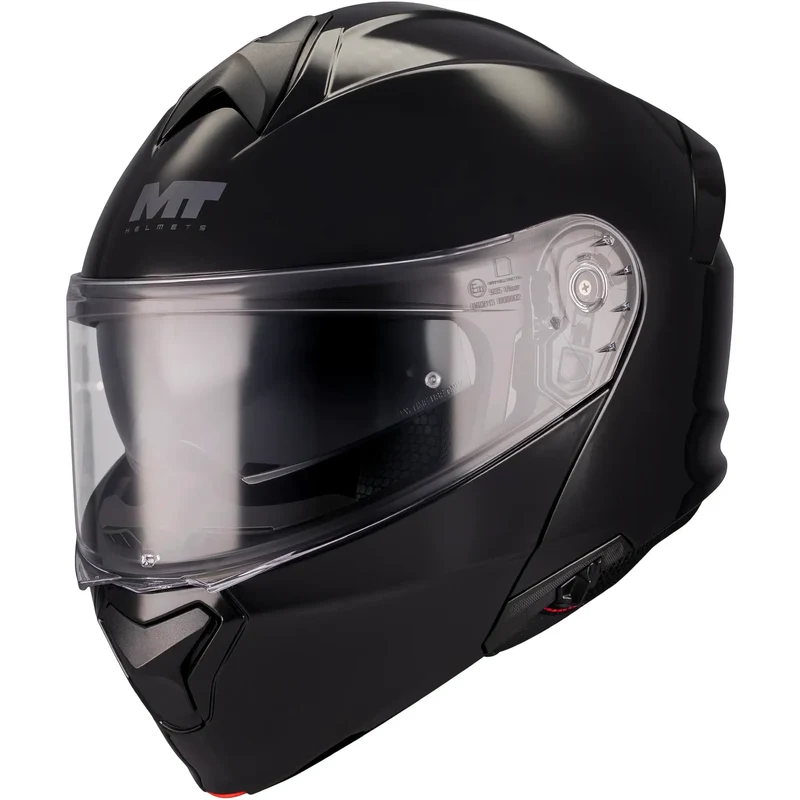 Casco MT Genesis SV Pure A1 - Negro Brillo