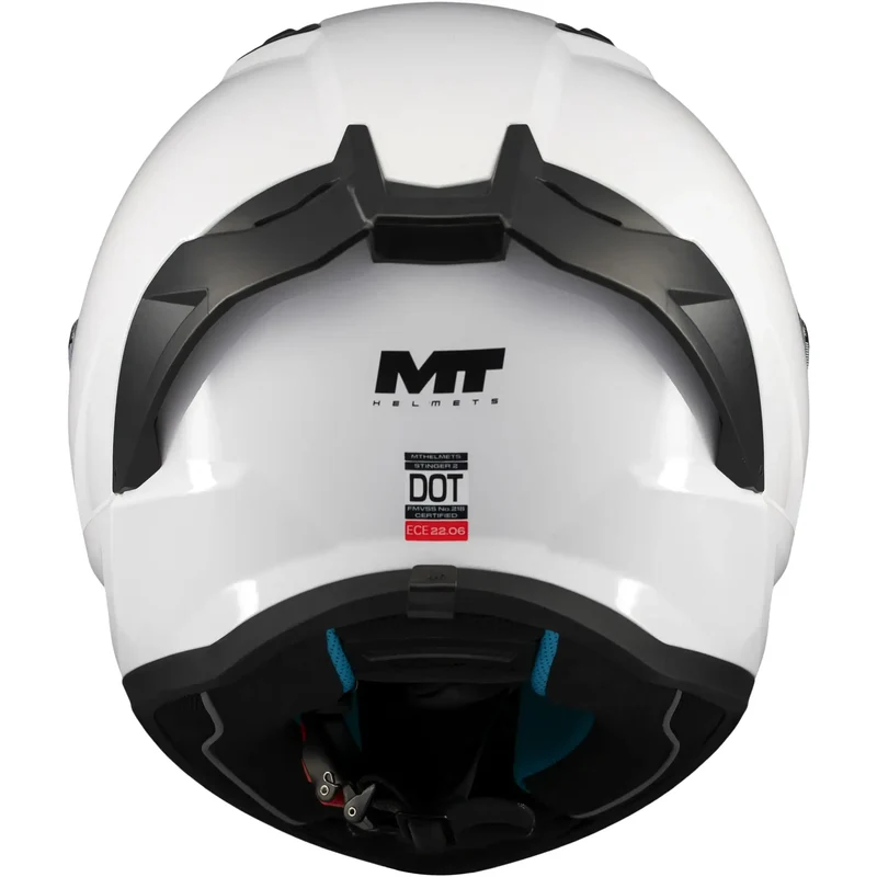 Casco MT Stinger 2 Pure A0 - Blanco Brillo