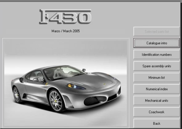 Manuel d'atelier Ferrari F 430 2004 2009