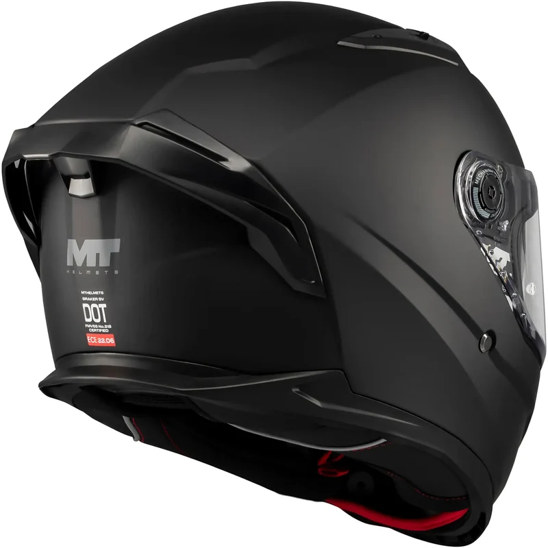 Casco MT Braker SV Pure A1 - Negro Mate