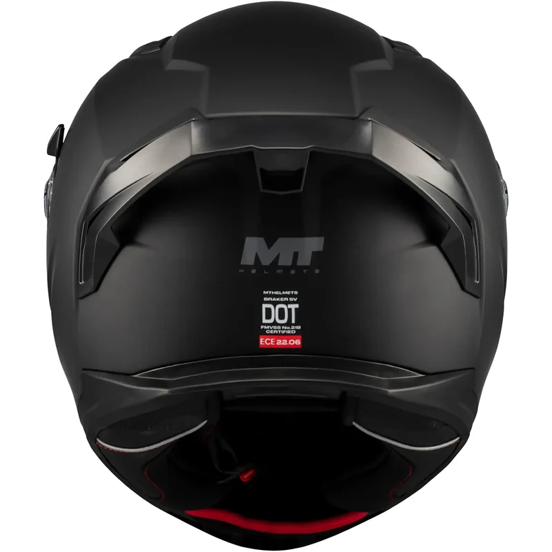 Casco MT Braker SV Pure A1 - Negro Mate