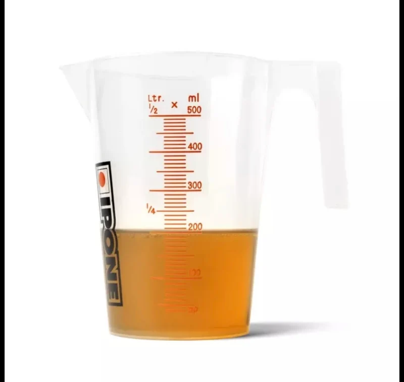 Doseur d'huile Ipone – 500 ml, double graduation ml/L