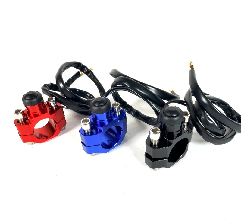 Bouton au guidon - version racing anodisé