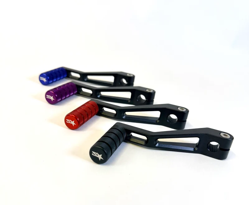 Sélecteur de vitesse 2win aluminium CNC – AM6 & Derbi