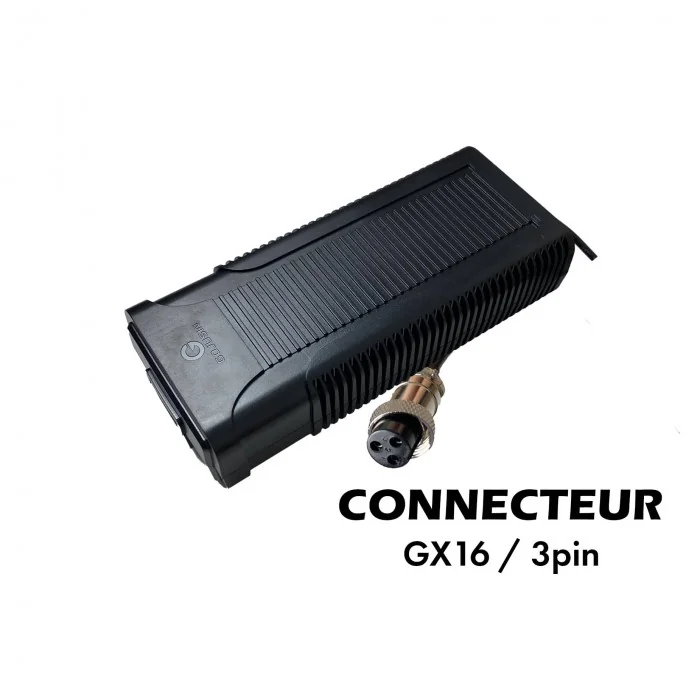Chargeur 24V ➡️ 29.4V / 2A (connecteur GX16-3p)