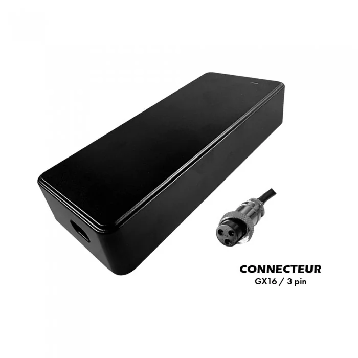 Chargeur 24V ➡️ 29.4V / 2A (connecteur GX16-3p)