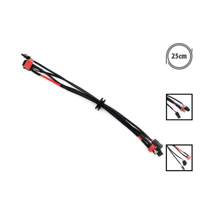 Cable Etwow liaison batterie au controleur (2+2 pins)