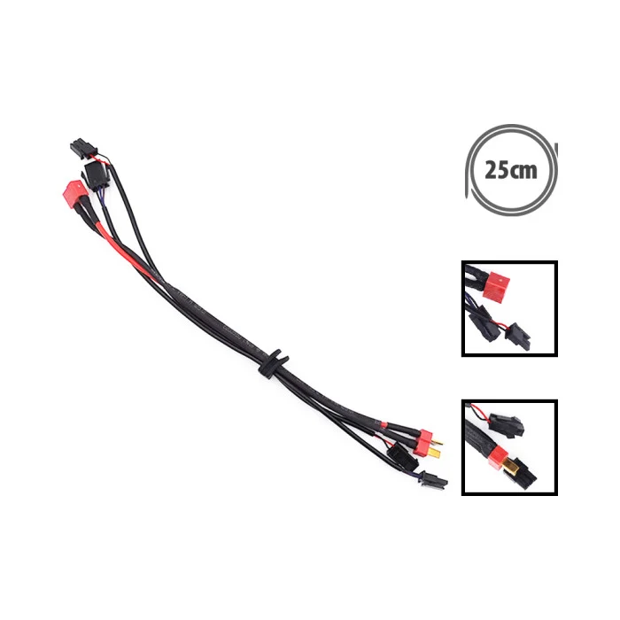Cable Etwow liaison batterie au controleur (2+2 pins)