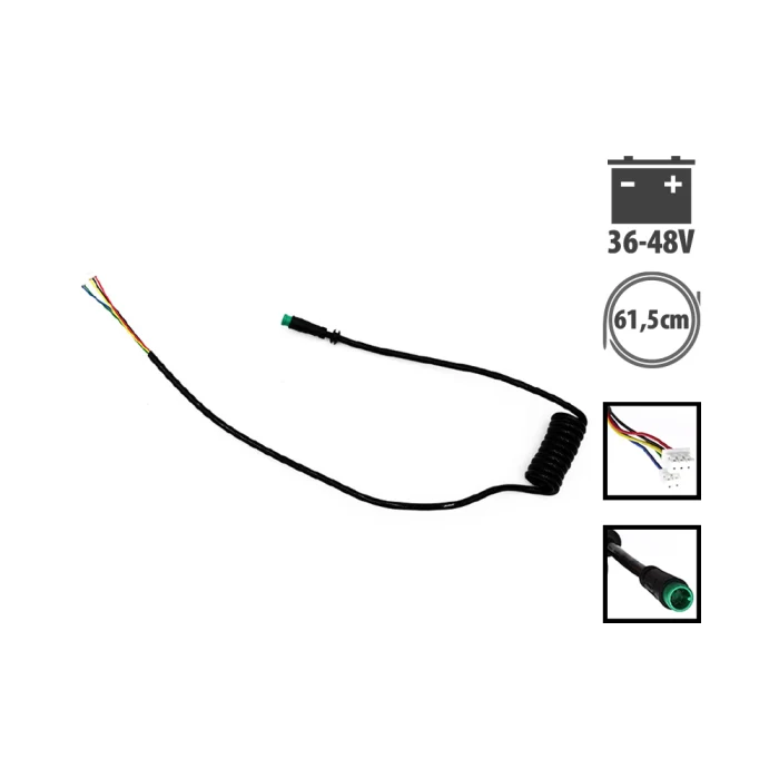 Cable data connecteur etanche Etwow 36/48V