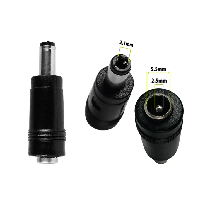 Adaptateur GX16-3P male vers DC 5.5 2,1mm femelle