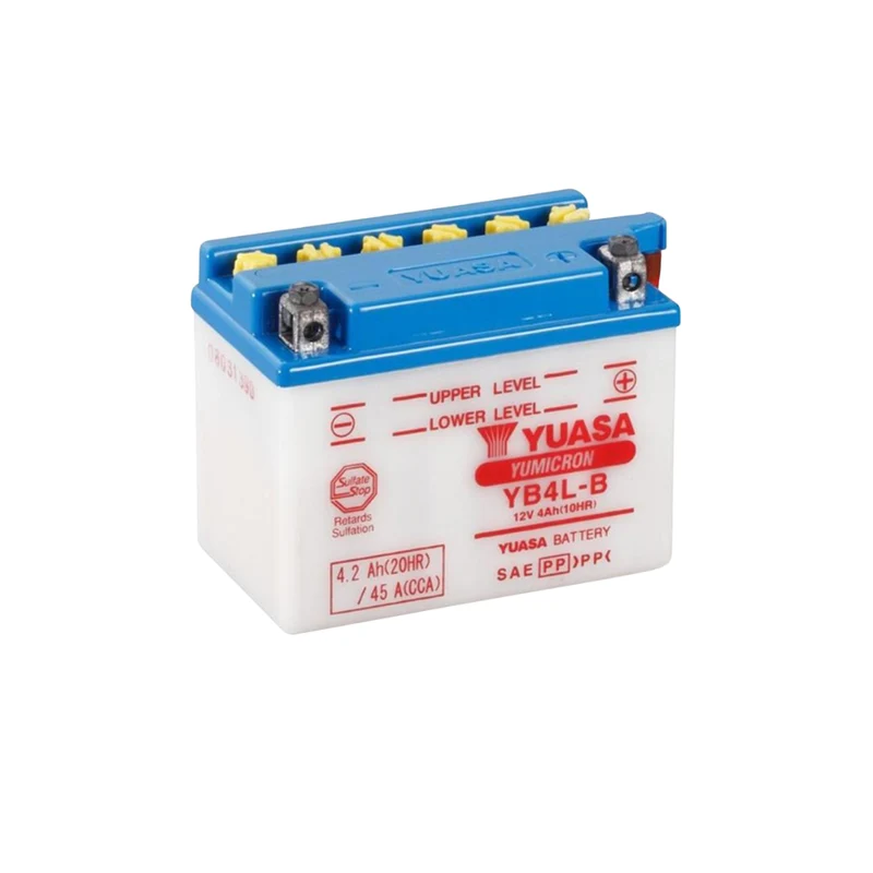 Batterie YB4L-B 12V 4Ah Avec Pack Acide MBK Booster