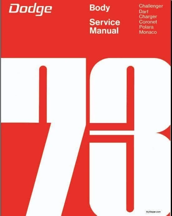 Manuel d'atelier workshop manual Dodge Charger 1969
