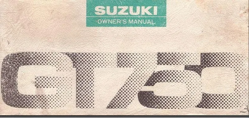 Manuels d'atelier Suzuki GT 750