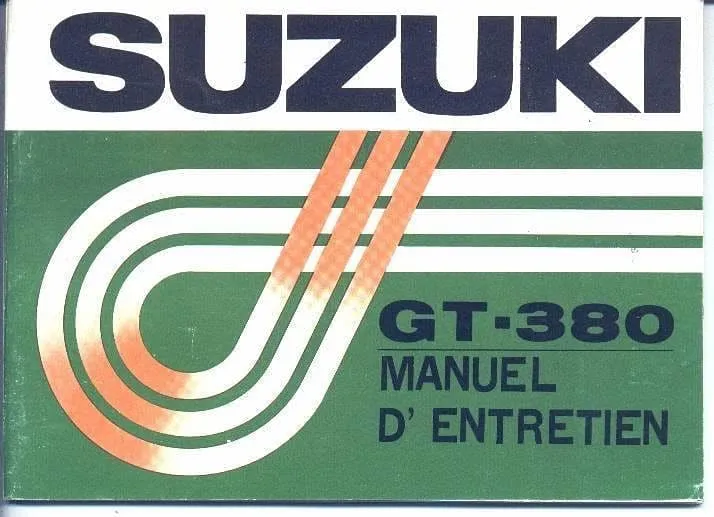 Manuels d'atelier Suzuki GT 380 GT 550