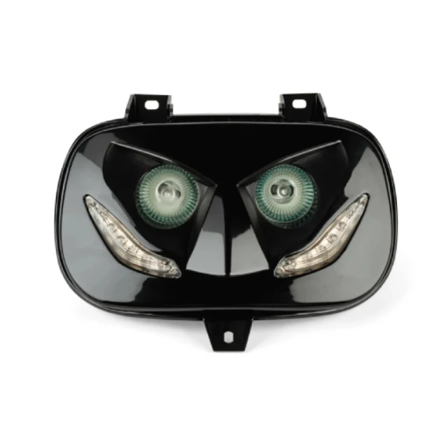 Faro Doble Optica R8 Yamaha BW'S 50 <2004 STR8 - negro