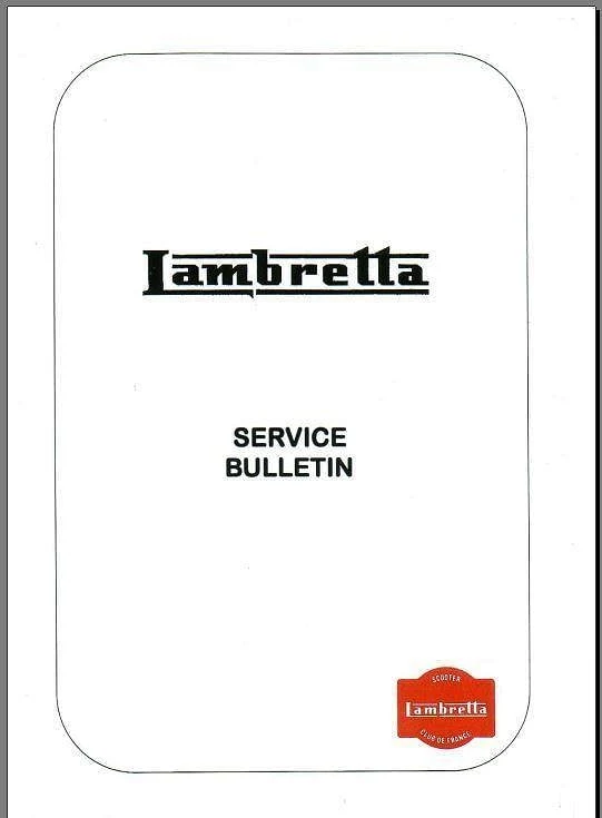 Manuel d'atelier lambretta LD et LI