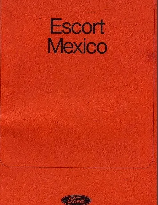 Manuels d'atelier Ford Escort Mk 1 ,Mexico et Mk2 français