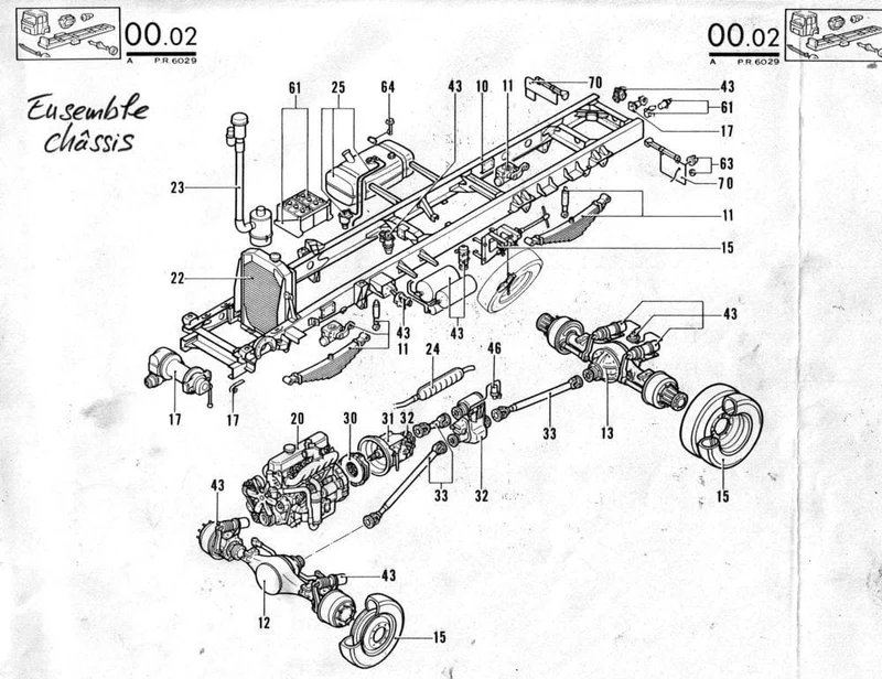 Manuels d'atelier Saviem SM8 4x4 ( RVI TRM 4000)