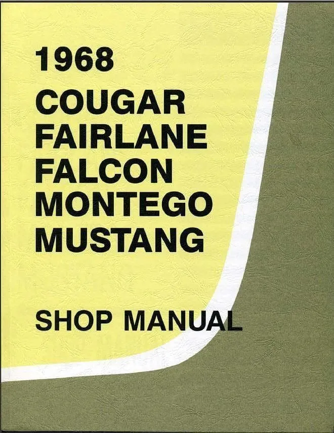 Manuel d'atelier Ford Mustang 65