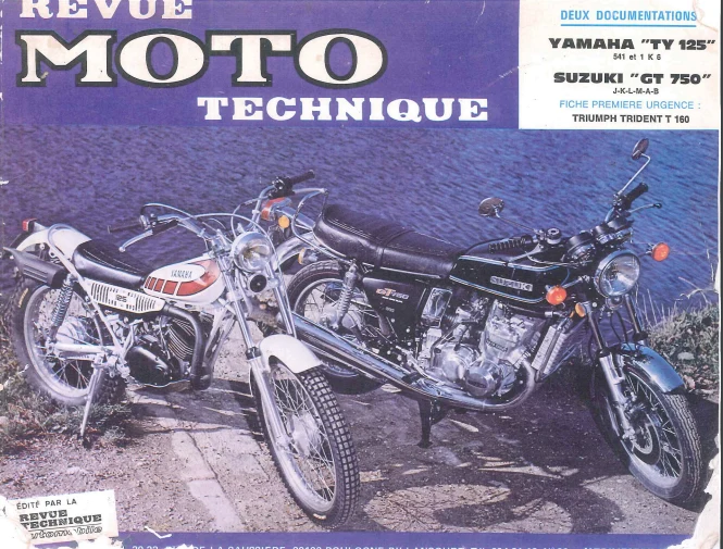 Manuel d'atelier Yamaha 125 175 TY 1978