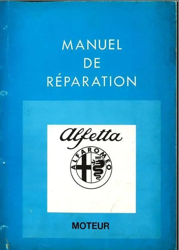 Manuels d'atelier Alfa Roméo GTV et GTV6
