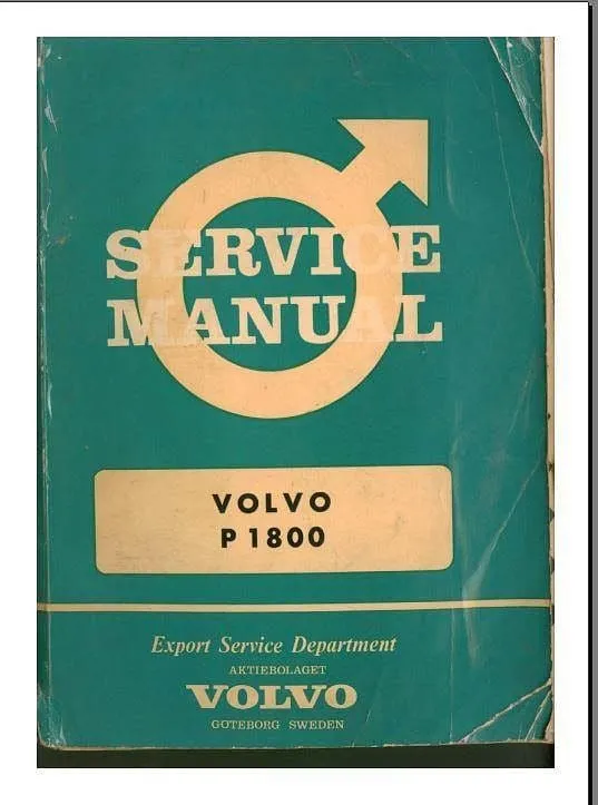 Manuels d'atelier Volvo 120 et P1800 en 58 volumes 4000 pages