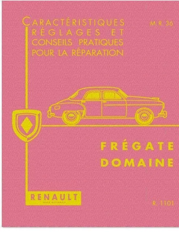 Manuels d'atelier Renault Frégate et Colorale