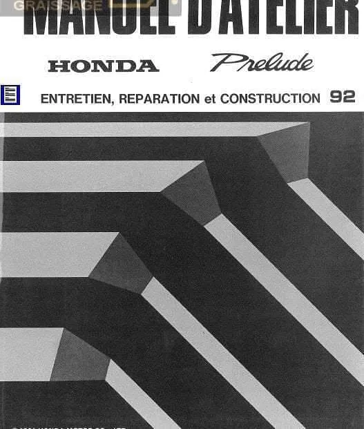 Manuels d'atelier français Honda CRX 1989