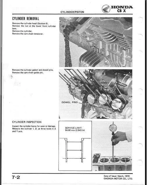 manuels d'atelier Honda 1000 CBX tous modèles