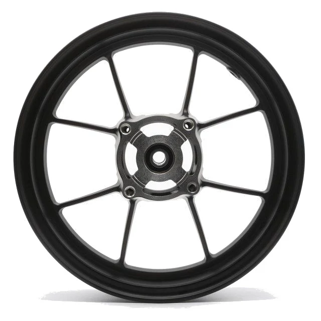 Llanta trasera 4 tornillos 3.00x12" ultraligera cojinete d.15mm VMC - negro