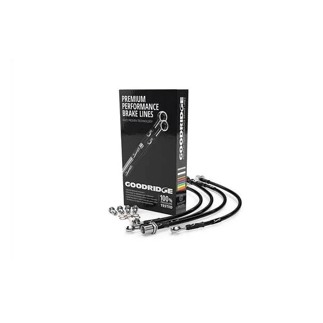 Latiguillo de freno delantero Aprilia RS 125 99-05 Goodridge - Negro