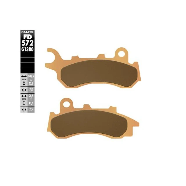 Pastillas de freno delanteras Honda PCX 150 >2018 / SH 125i Mode 14-19 Galfer - sinterizadas