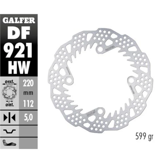 Disco de freno trasero Sherco SE 250 Factory >2021 Galfer