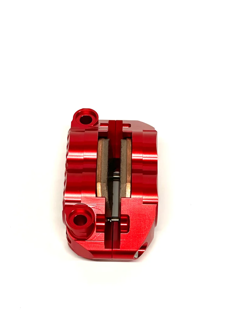 Étrier Voca radial 4 pistons – Aluminium anodisé rouge