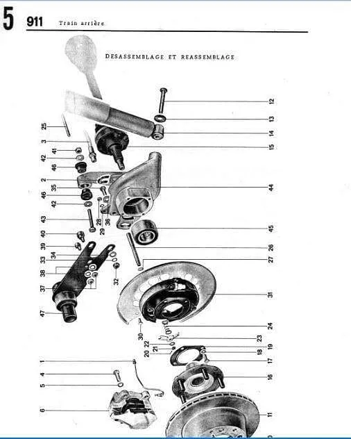 Manuels d'atelier Porsche 911 SC 72 à 80 en français
