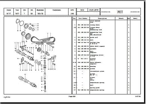 Manuels d'atelier Porsche 911 SC 72 à 80 en français