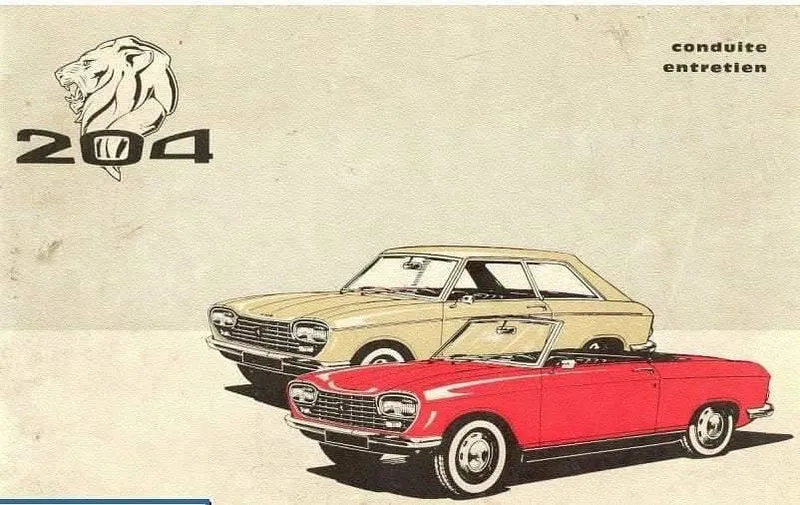 Manuels d'atelier Peugeot 204 et 304