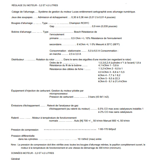 Manuels d'atelier et de réparation Jaguar Xj 40 en français