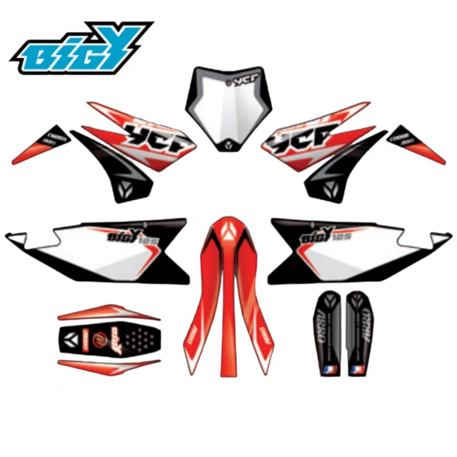 Kit de adhesivos completo YCF Bigy 125 MX 2024