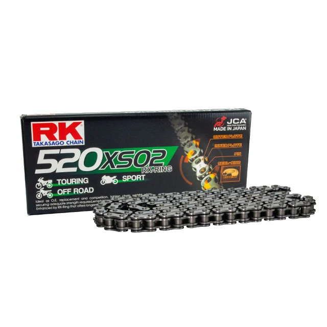 Kit de transmisión Yamaha YZF-R3 14x43 RK X-Ring 520X SO2 Acero 112 eslabones