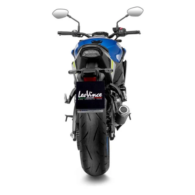 Silenciador Suzuki GSX-S 950/1000 21-24 Leo Vince - Carbono Terminal Acero Inoxidable
