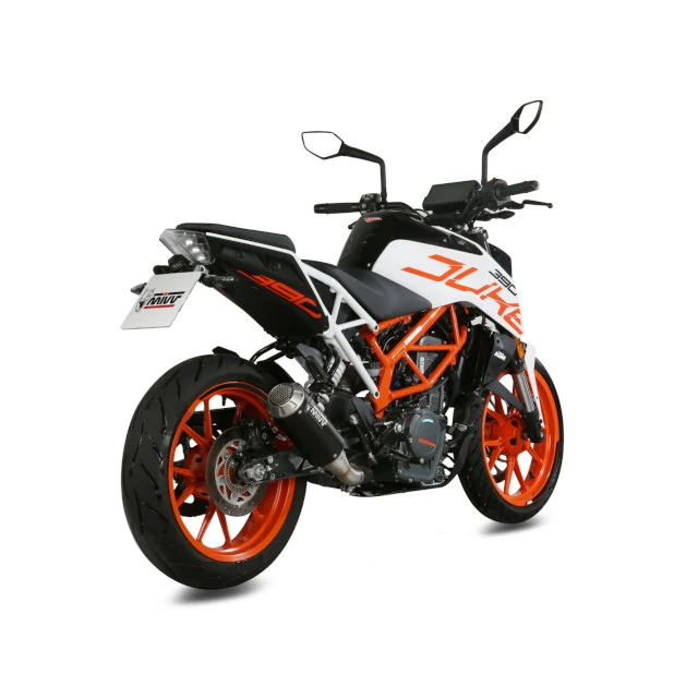 Escape KTM DUKE / RC 125/390 17-20 MK3 MiVV - Acero inoxidable negro