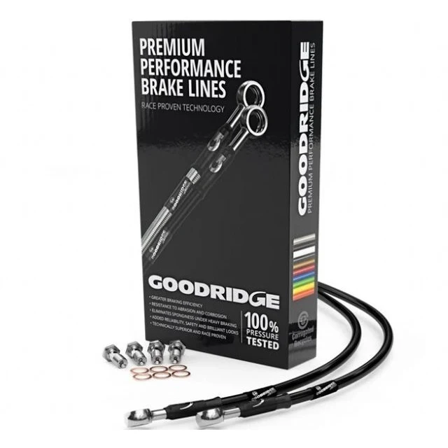 Latiguillo de freno trasero Honda CBR 600 95-98 Goodridge - negro