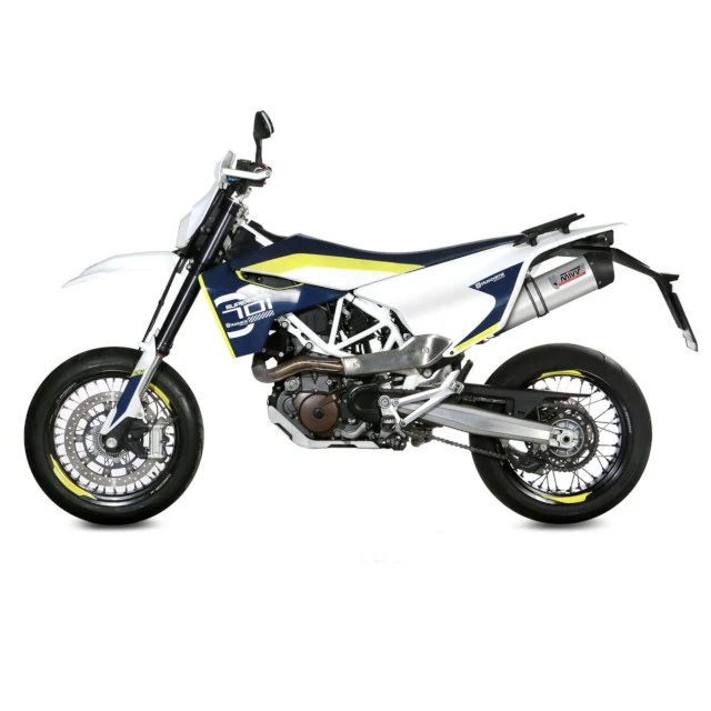 Escape Husqvarna 701 Enduro/Supermotard 17-20 Oval MiVV - Titanio Terminal Carbono