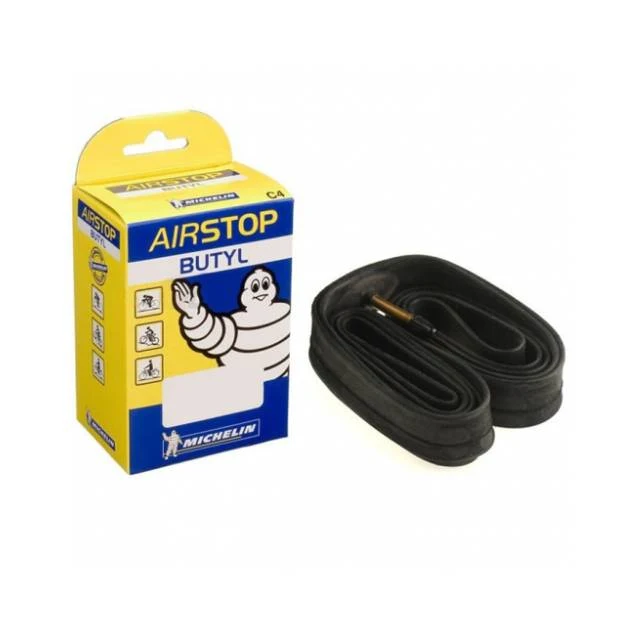 Cámara de aire trasera 90/100-14 válvula recta TR4 Pitbike Michelin