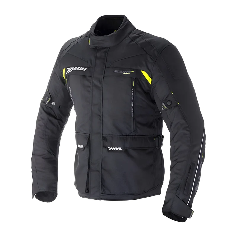 Chaqueta invierno Hombre Seventy 70 SD-JT41 Touring negro-amarillo flúor - talla XXL