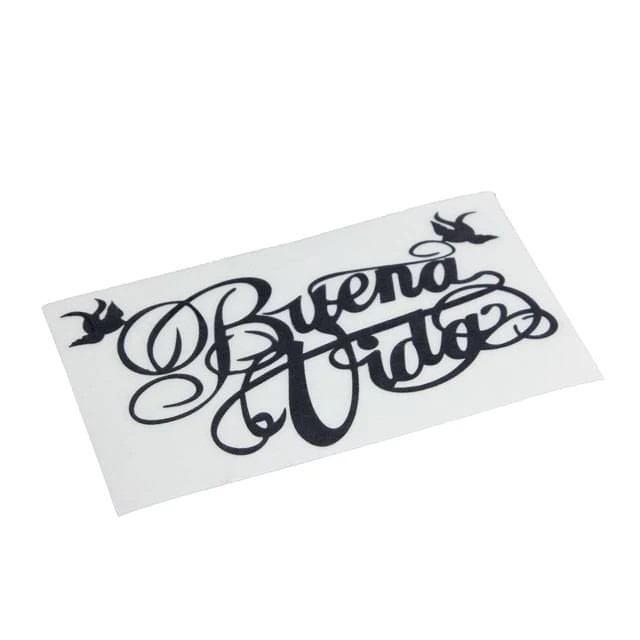 Pegatina Buena Vida, 15cm, negro