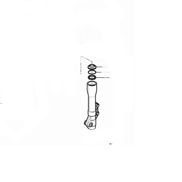 Tubo horquilla completo derecho Kayaba Gilera Runner 50 SP 12-17